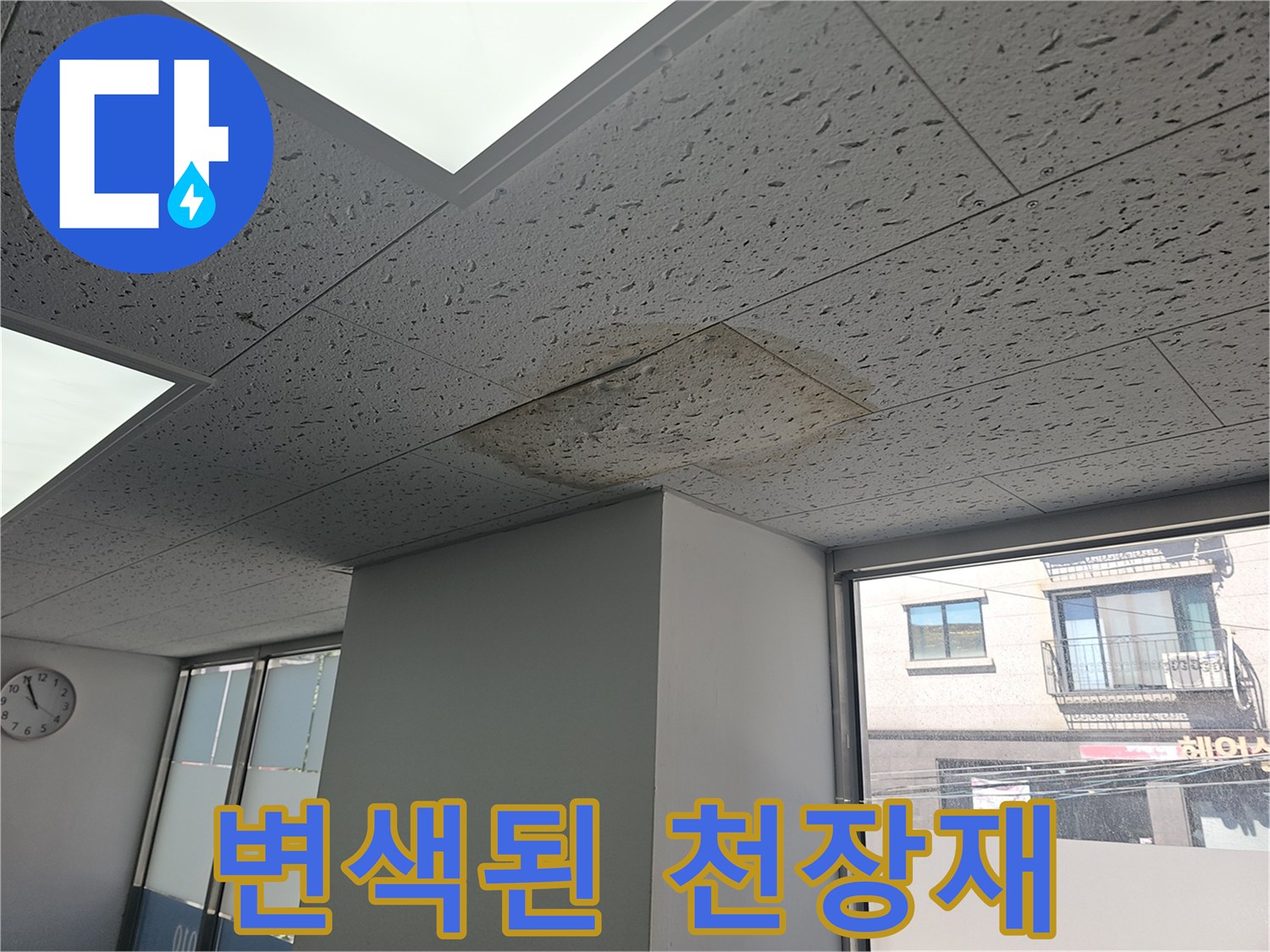 천장-텍스-부위별-누수-변색-상태-확인