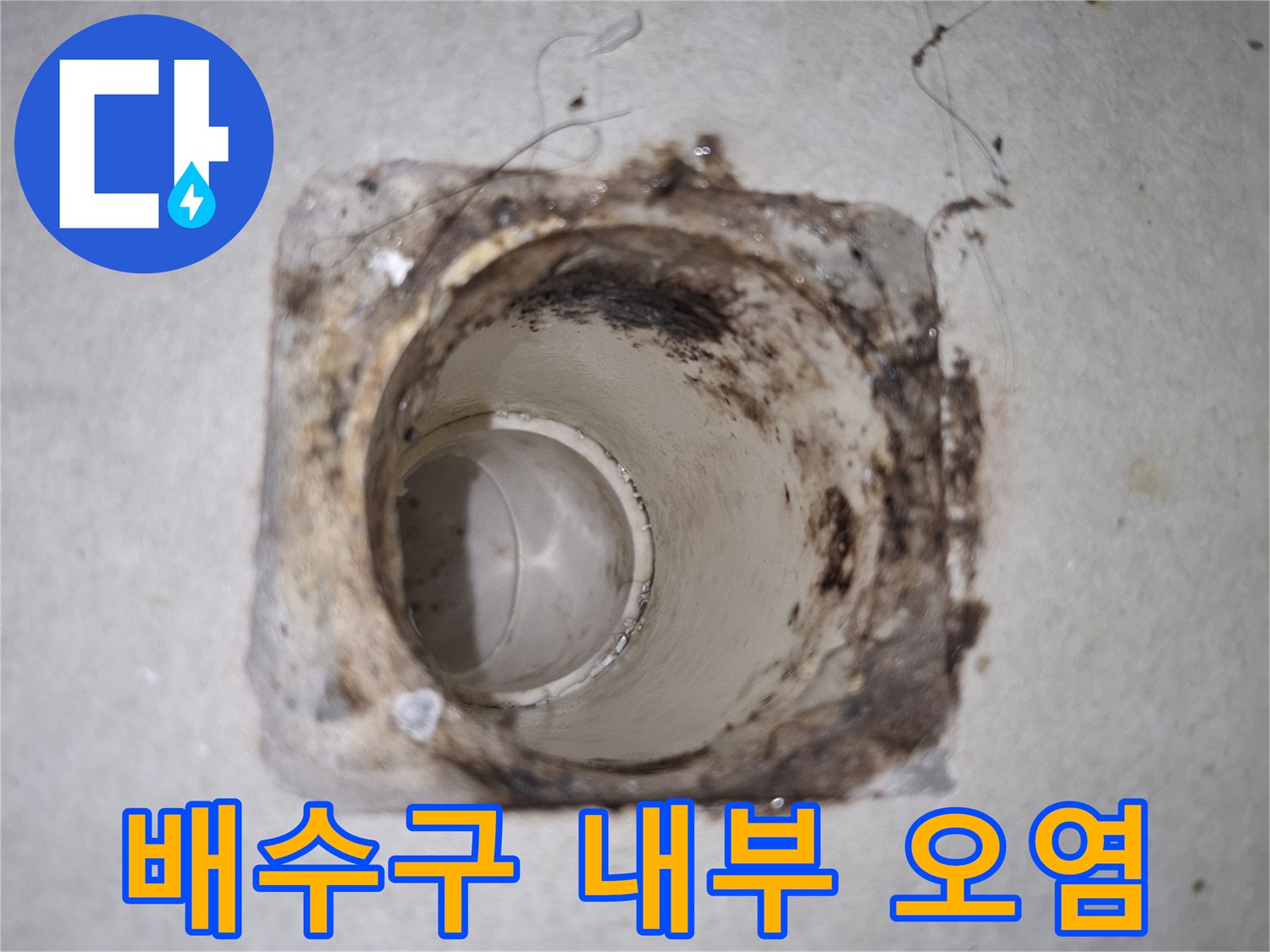 배수관-내부-이물질-상태