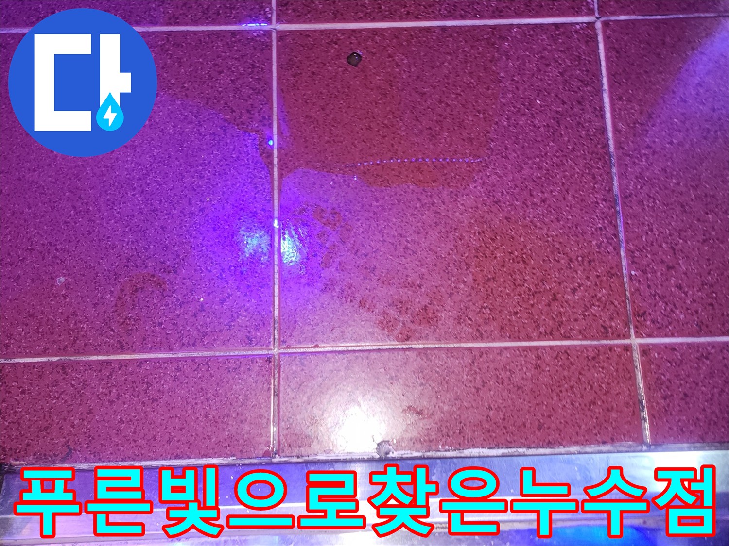 자외선-조명에-반응하는-타일-사이-침투물