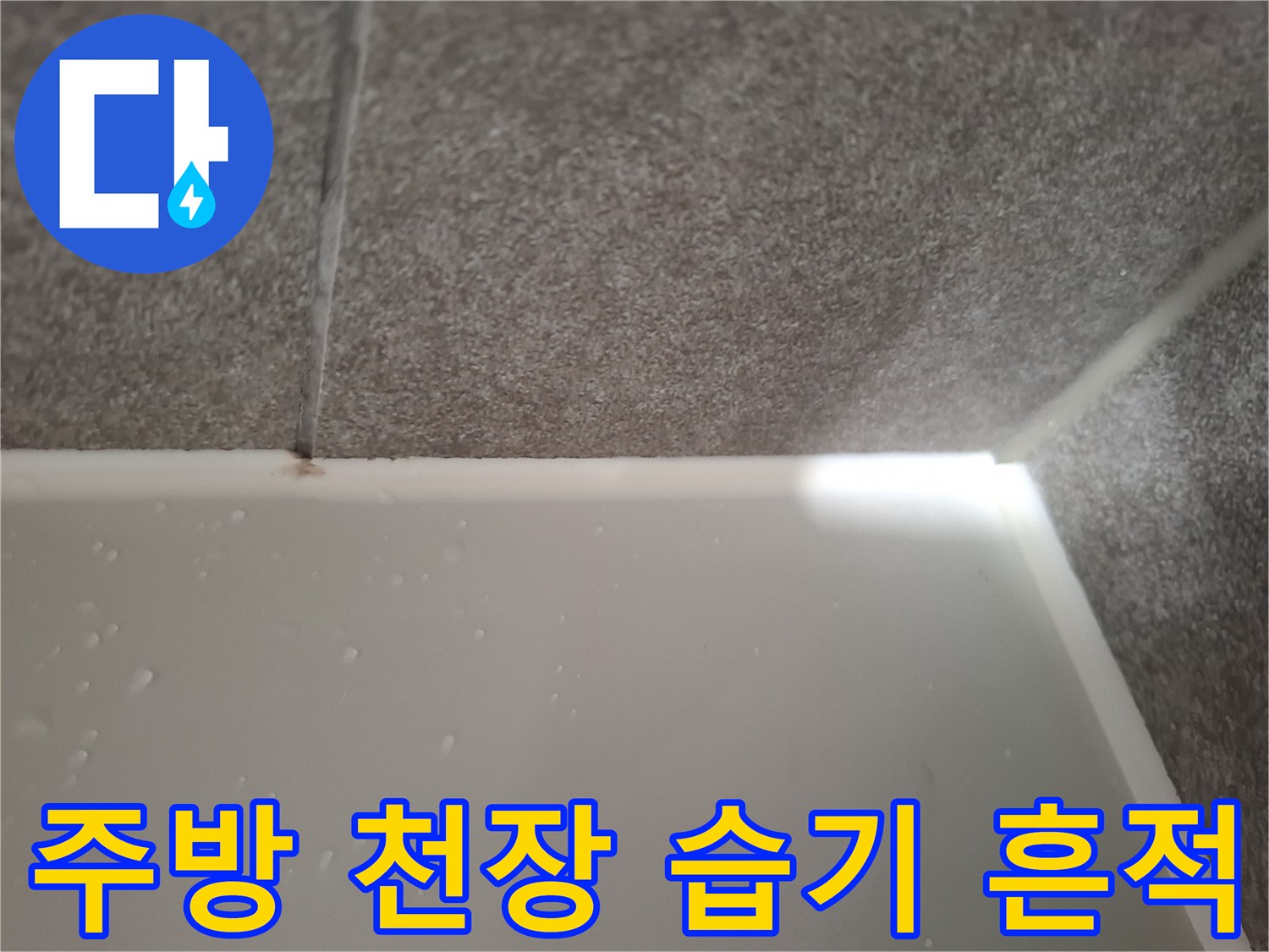 주방-천장-부위의-젖음과-얼룩-현상